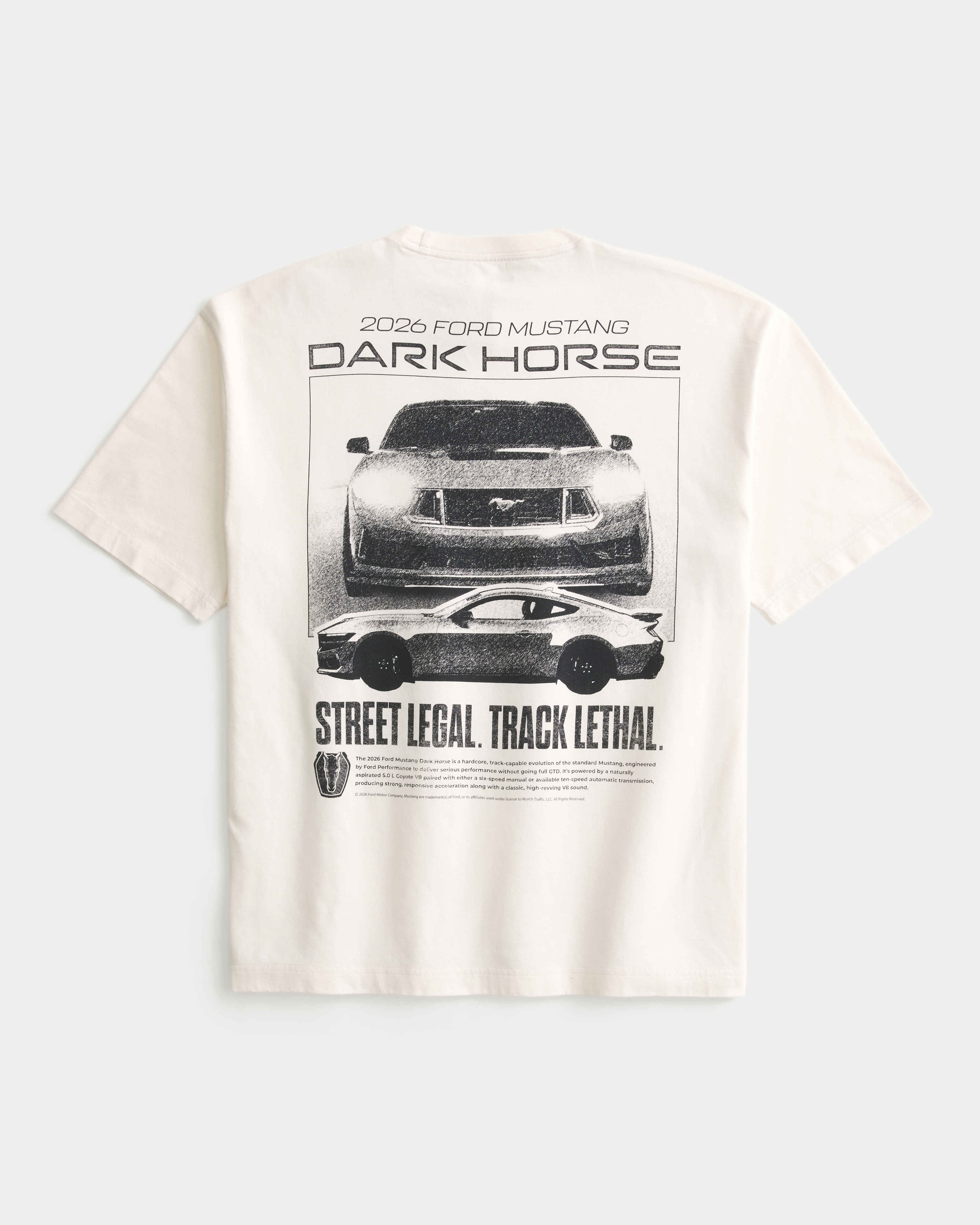 Boxy Ford Mustang Dark Horse Graphic Tee