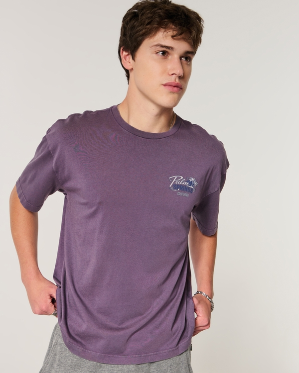 新品タグ付きPALM SPRINGS オーバーサイズTシャツ Men's Boxy Palm Springs Graphic Tee | Men's New Arrivals