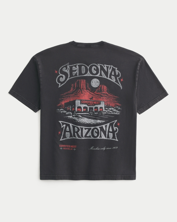メンズ Sedona Arizona ボクシー グラフィックTシャツ | メンズ