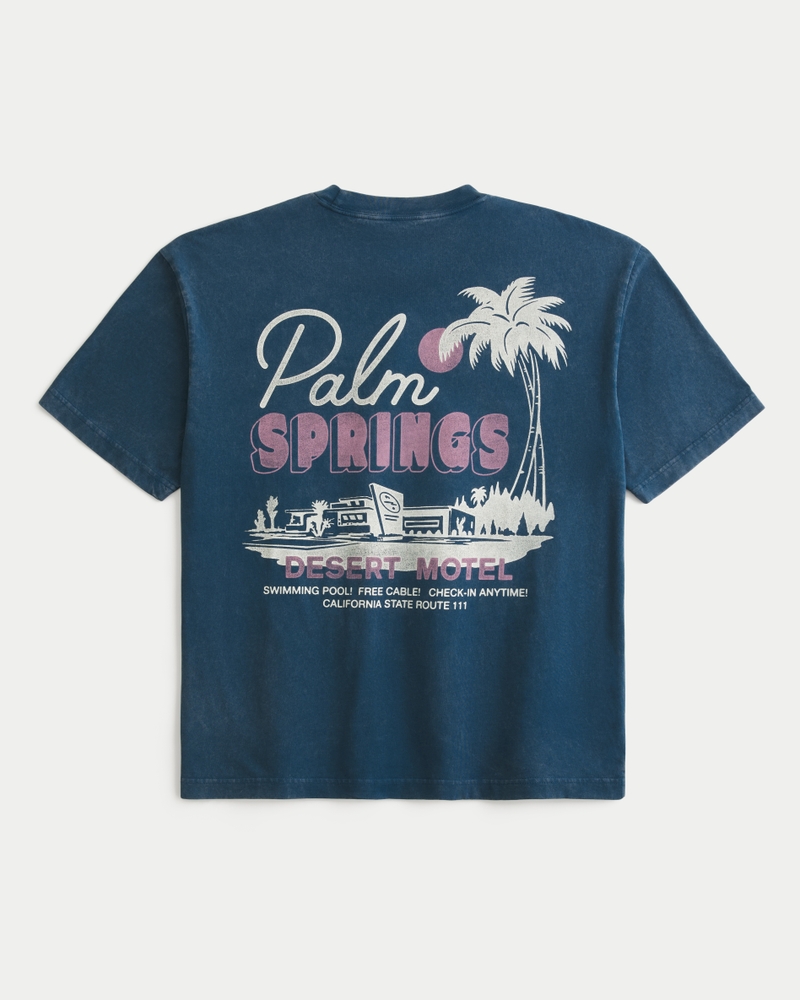 Men's Boxy Captain Chomps Graphic Tee | Men's Tops | HollisterCo.ca