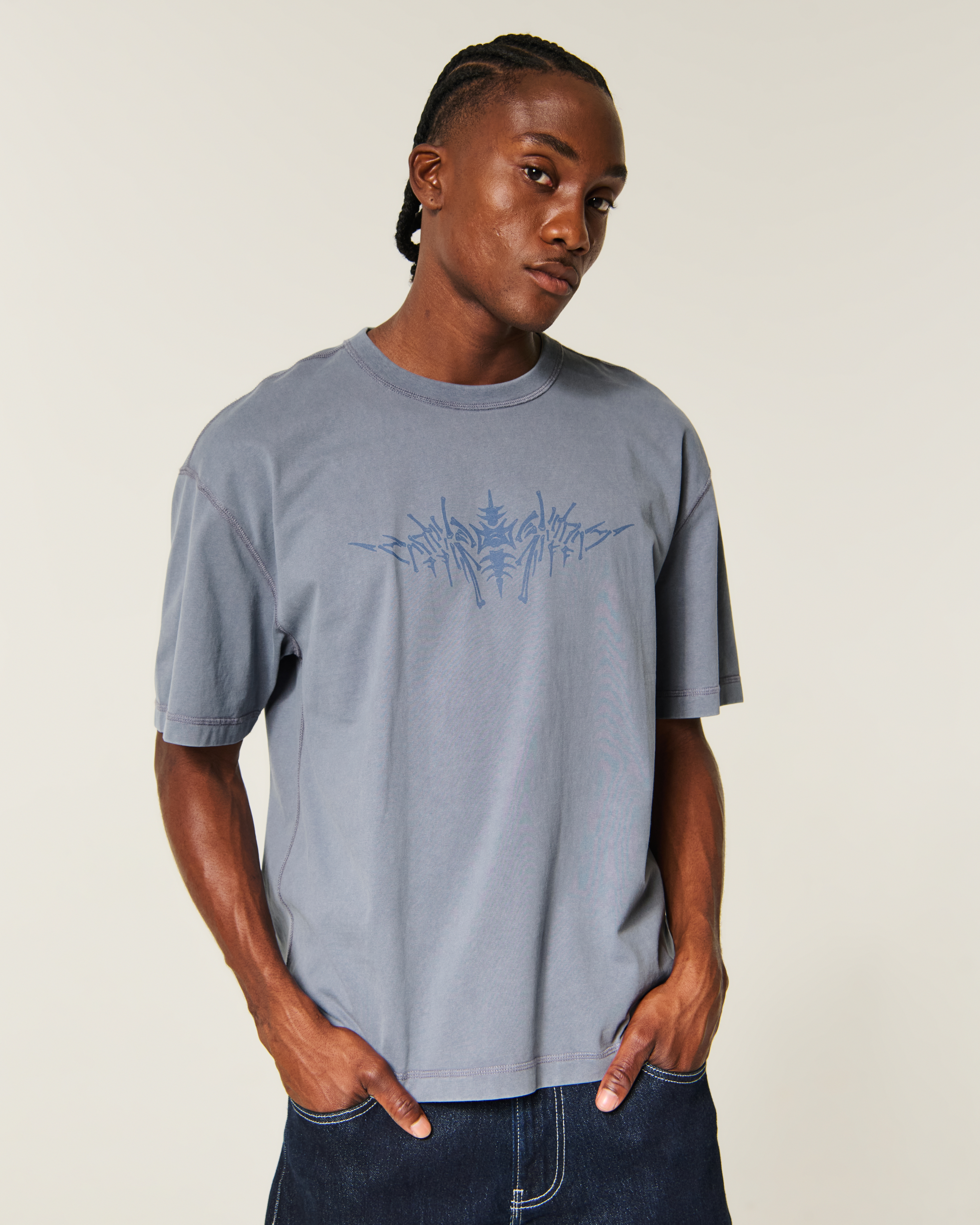 Reversible Cotton Graphic Tee