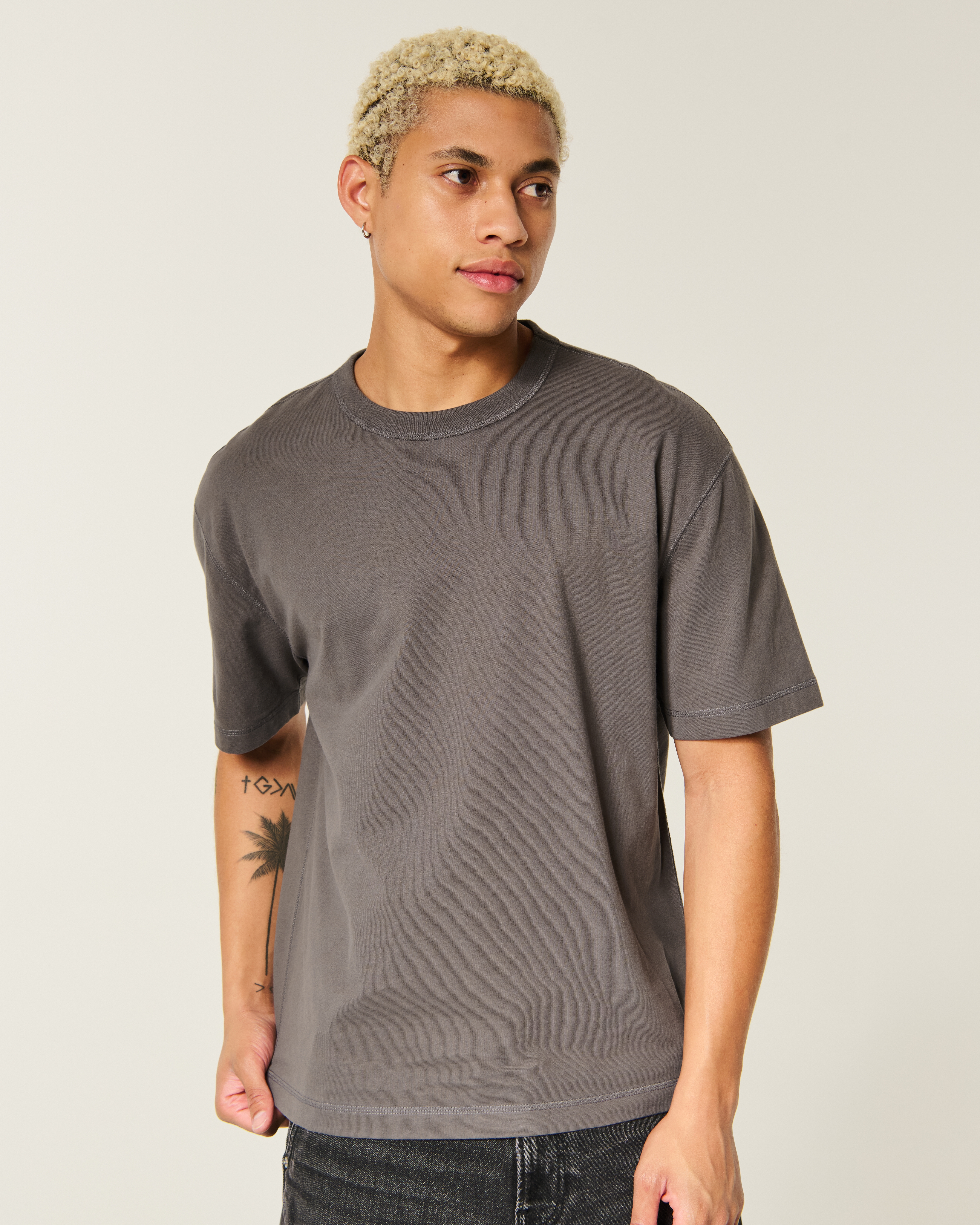 Reversible Cotton Crew Tee