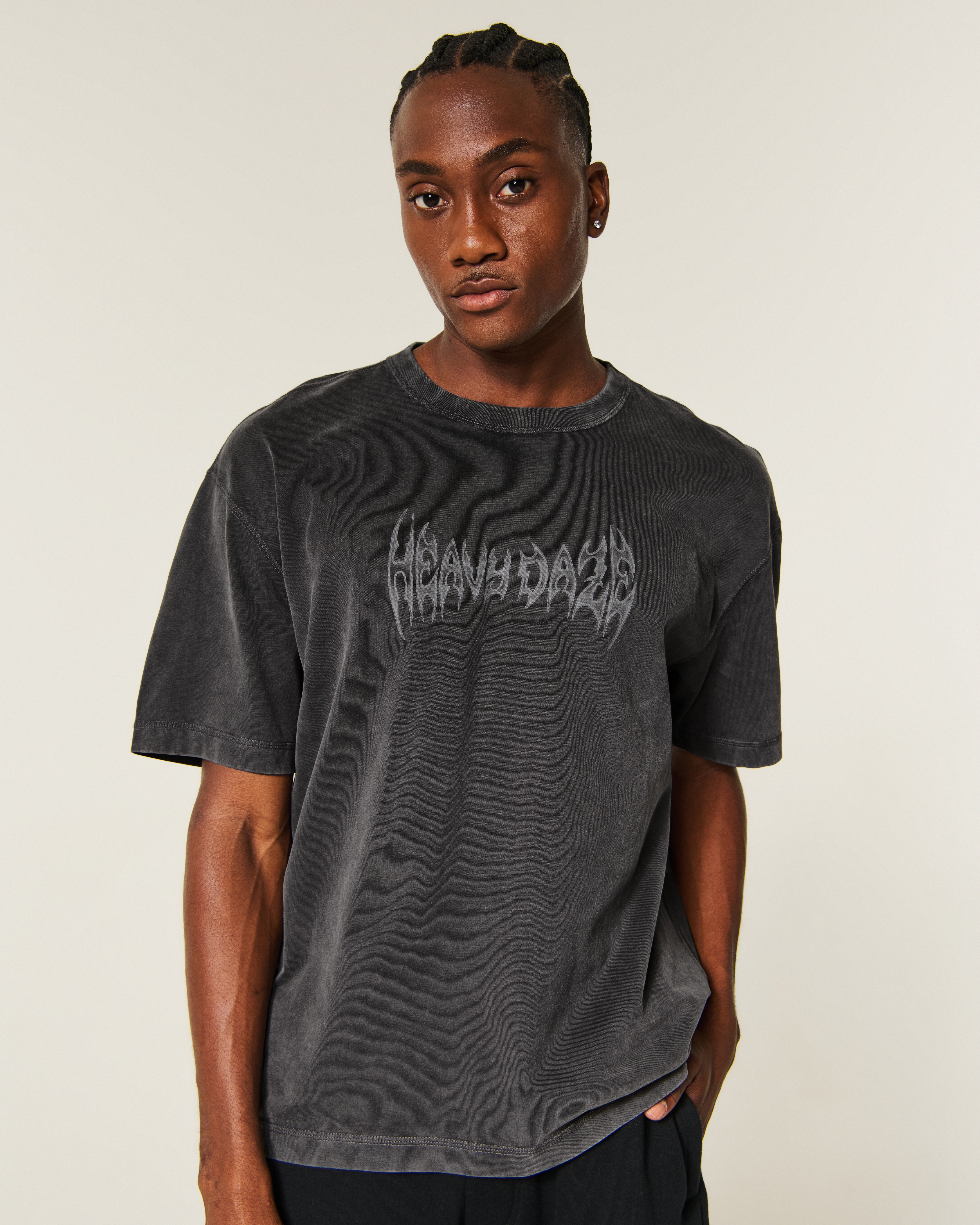 Reversible Cotton Heavy Daze Graphic Tee