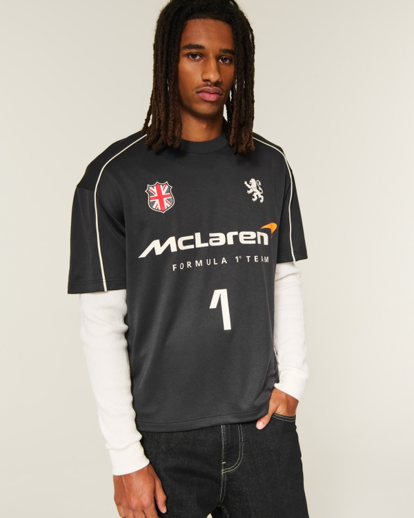Boxy McLaren Graphic Soccer Jersey