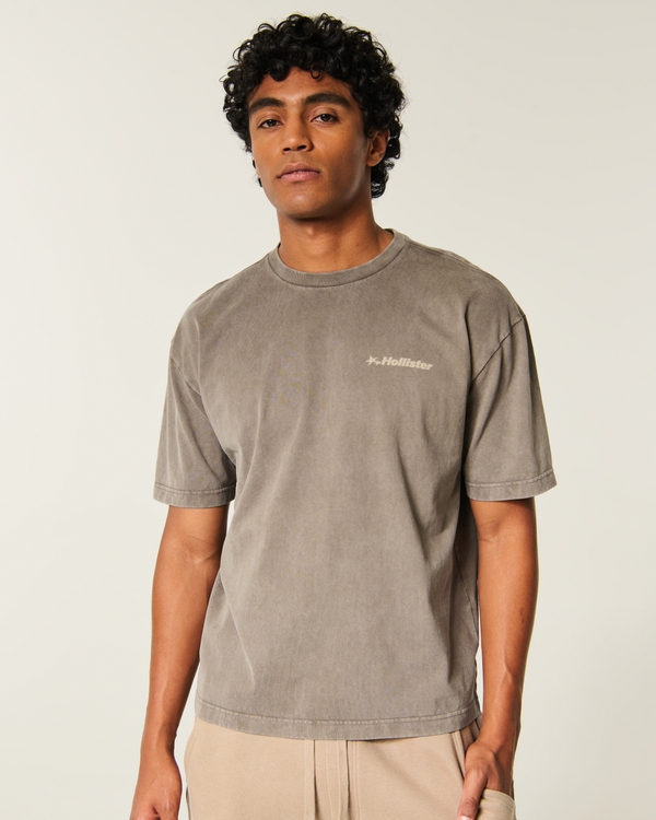 メンズ コットン ロゴ グラフィックTシャツ | メンズ トップス