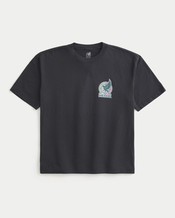 Mexico National Football Team Graphic Tee, Charcoal view 2