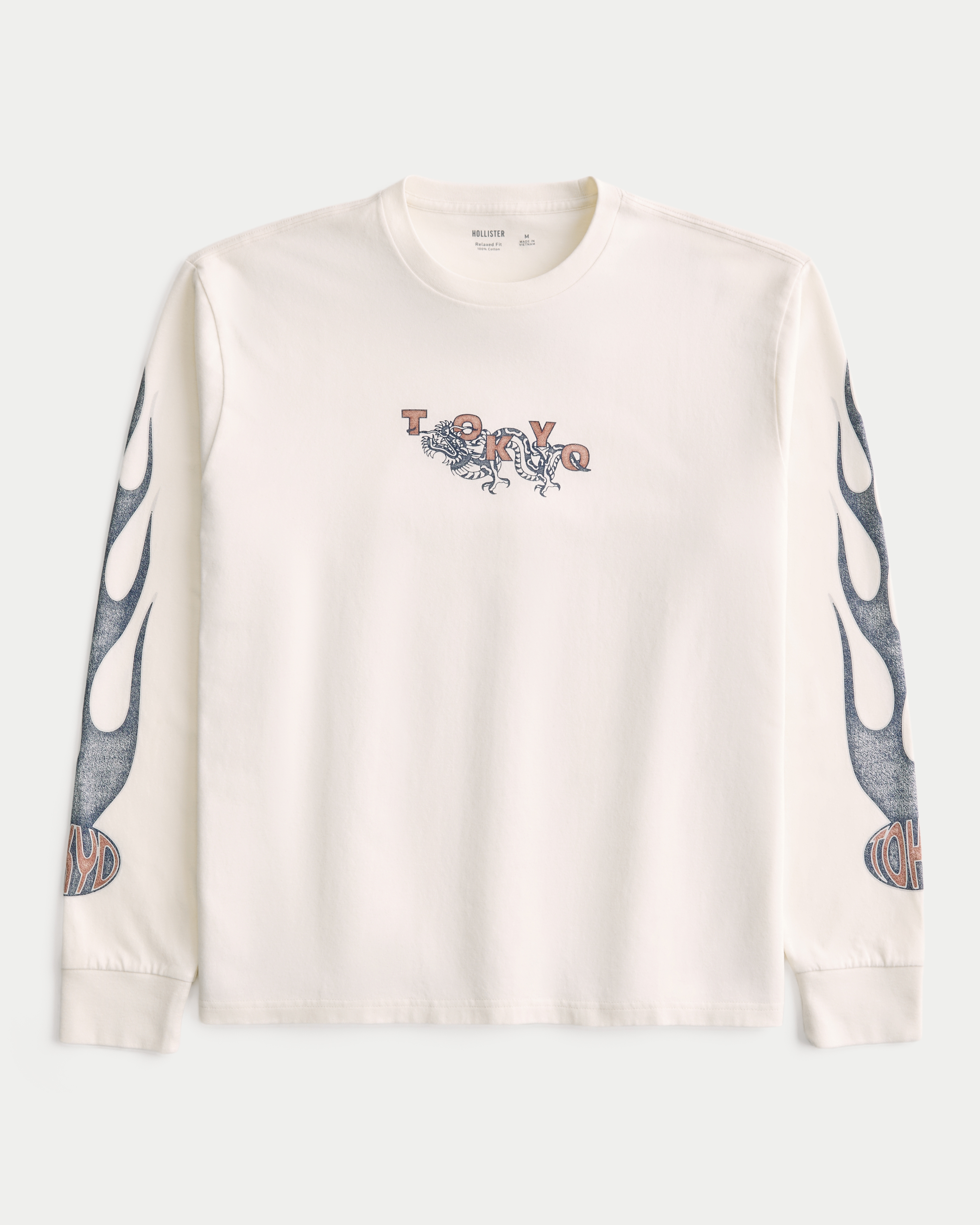 Relaxed Long-Sleeve Tokyo Graphic Tee