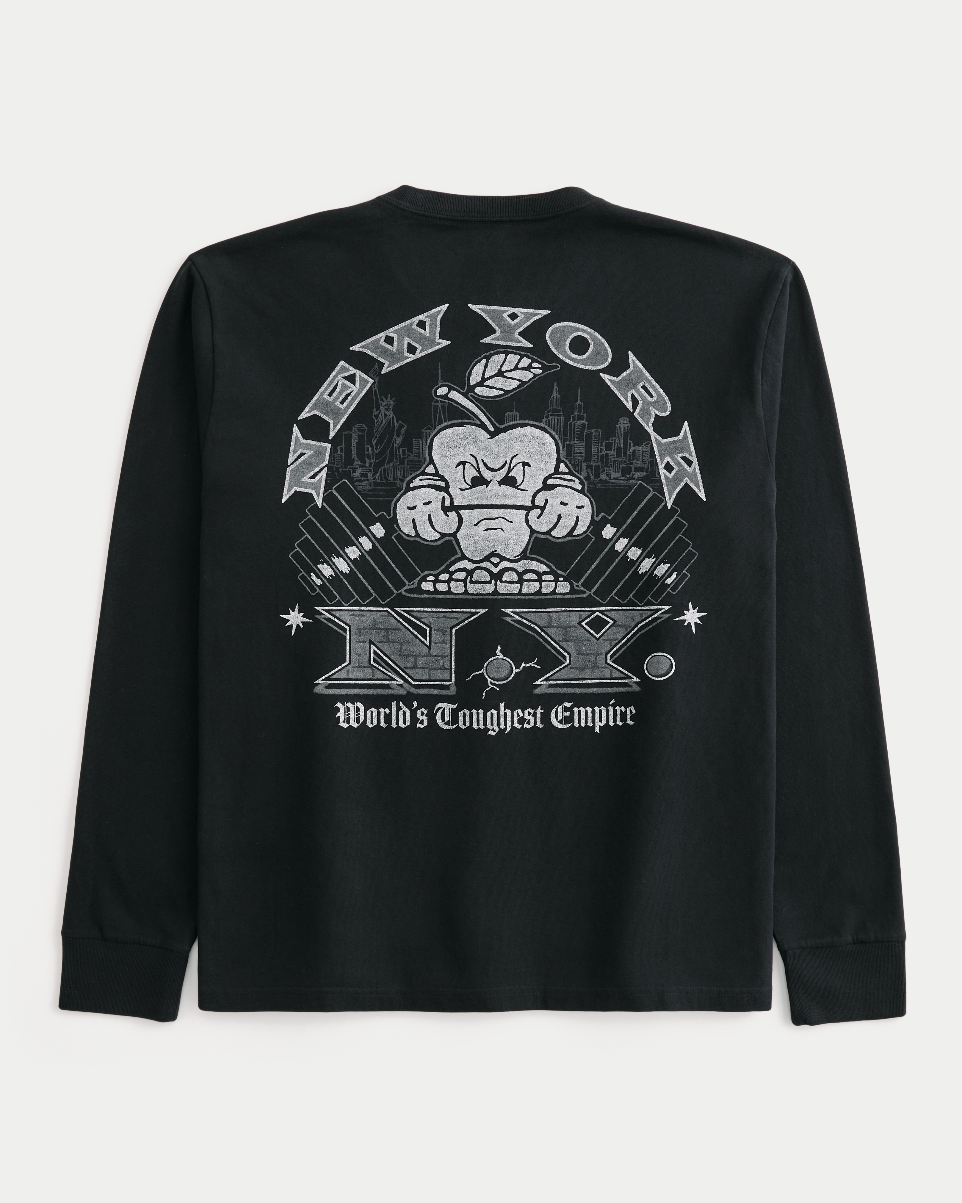Relaxed Long-Sleeve New York Graphic Tee