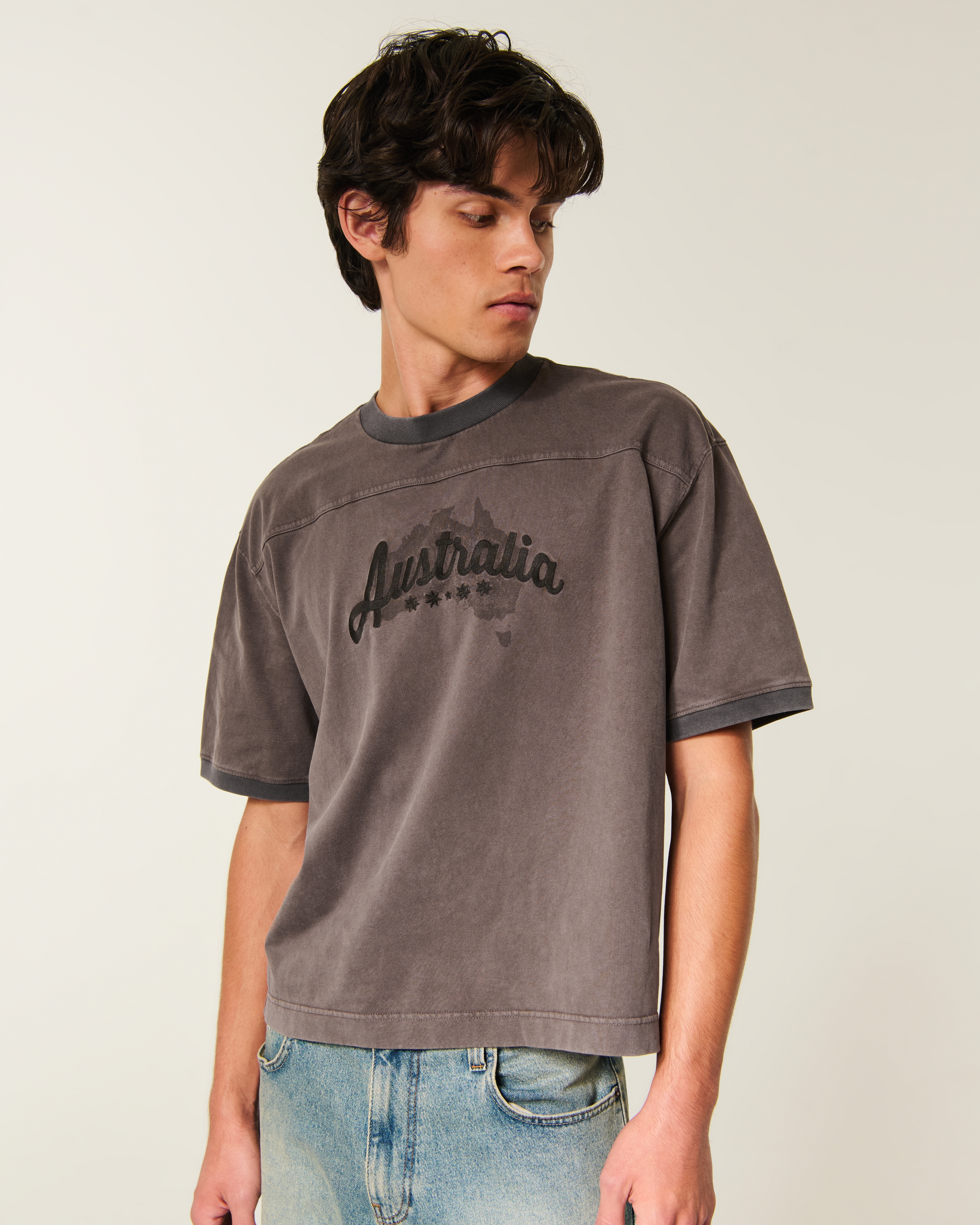 Super Boxy Heavyweight Australia Graphic Tee