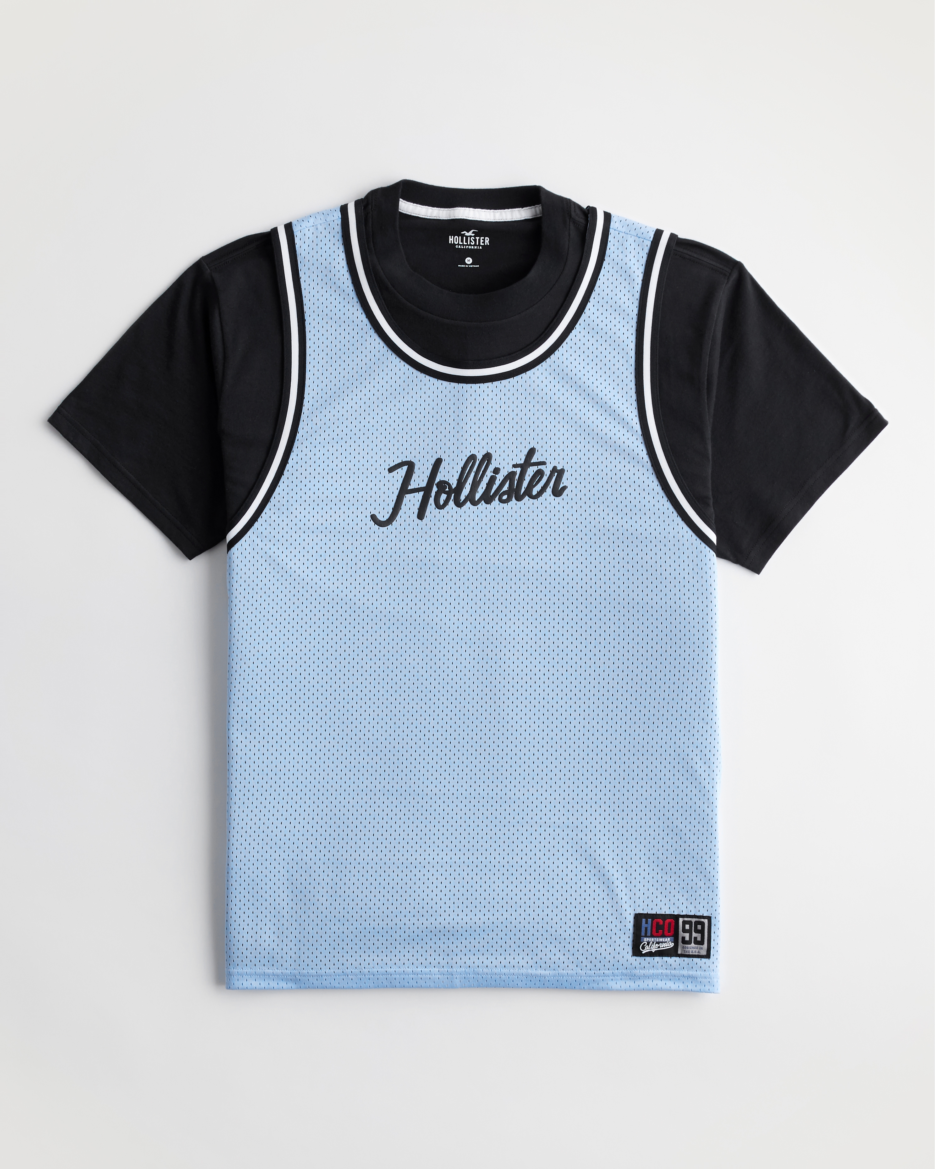 Hollister mesh outlet top