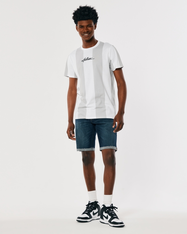 Striped Logo T-Shirt view 1