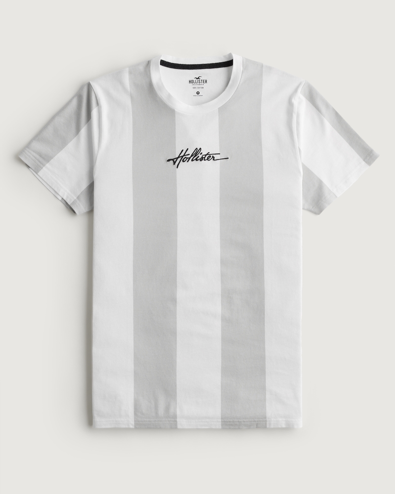 Men's Striped Logo TShirt Men's Clearance HollisterCo.ca