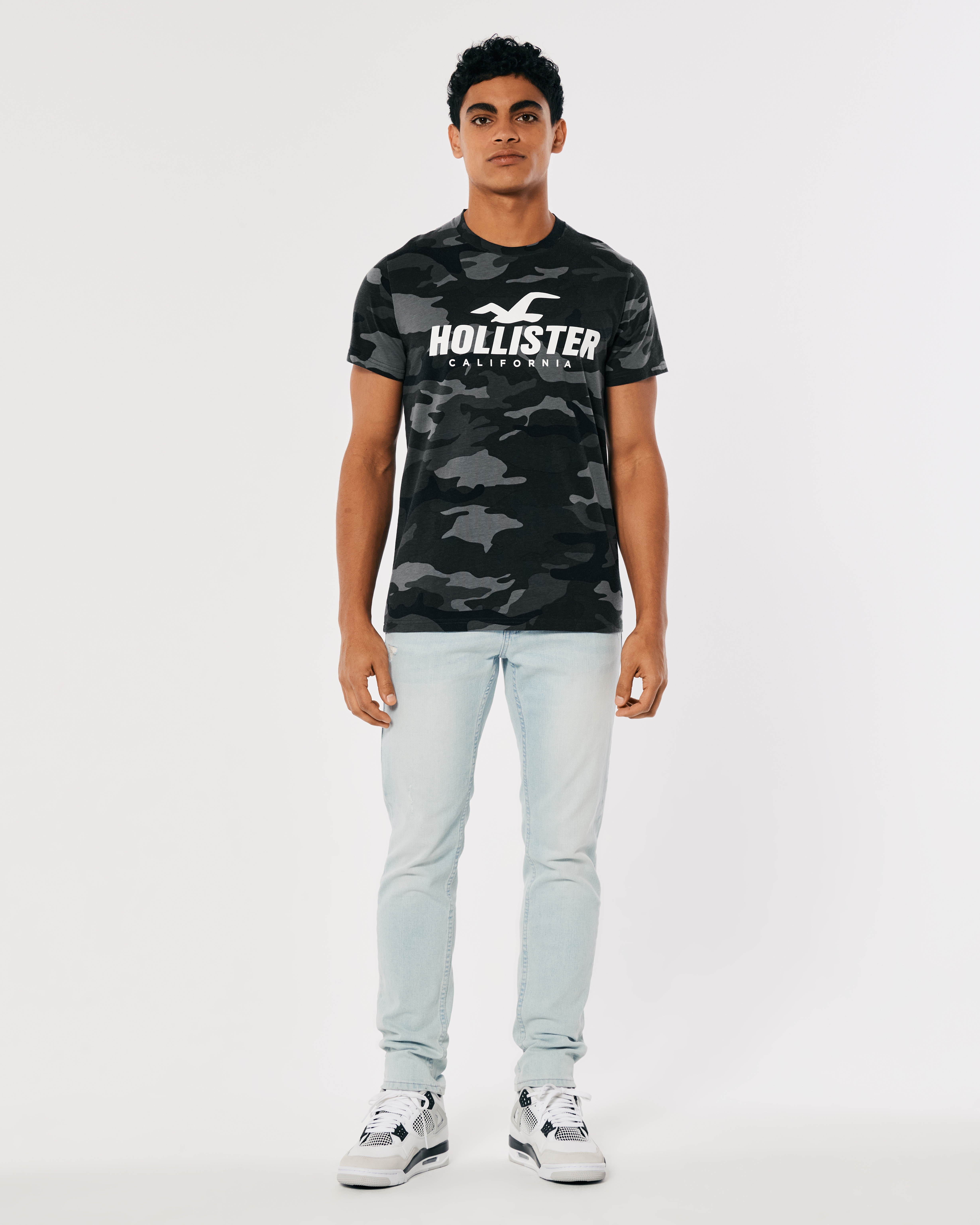 Camo hollister best sale