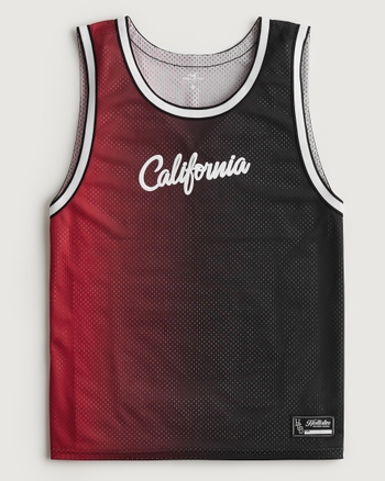 Hollister red 2025 tank top