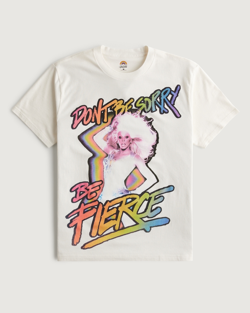 feo Artista blanco lechoso Pride Camiseta con estampa holgada de RuPaul del orgullo | Pride |  HollisterCo.com