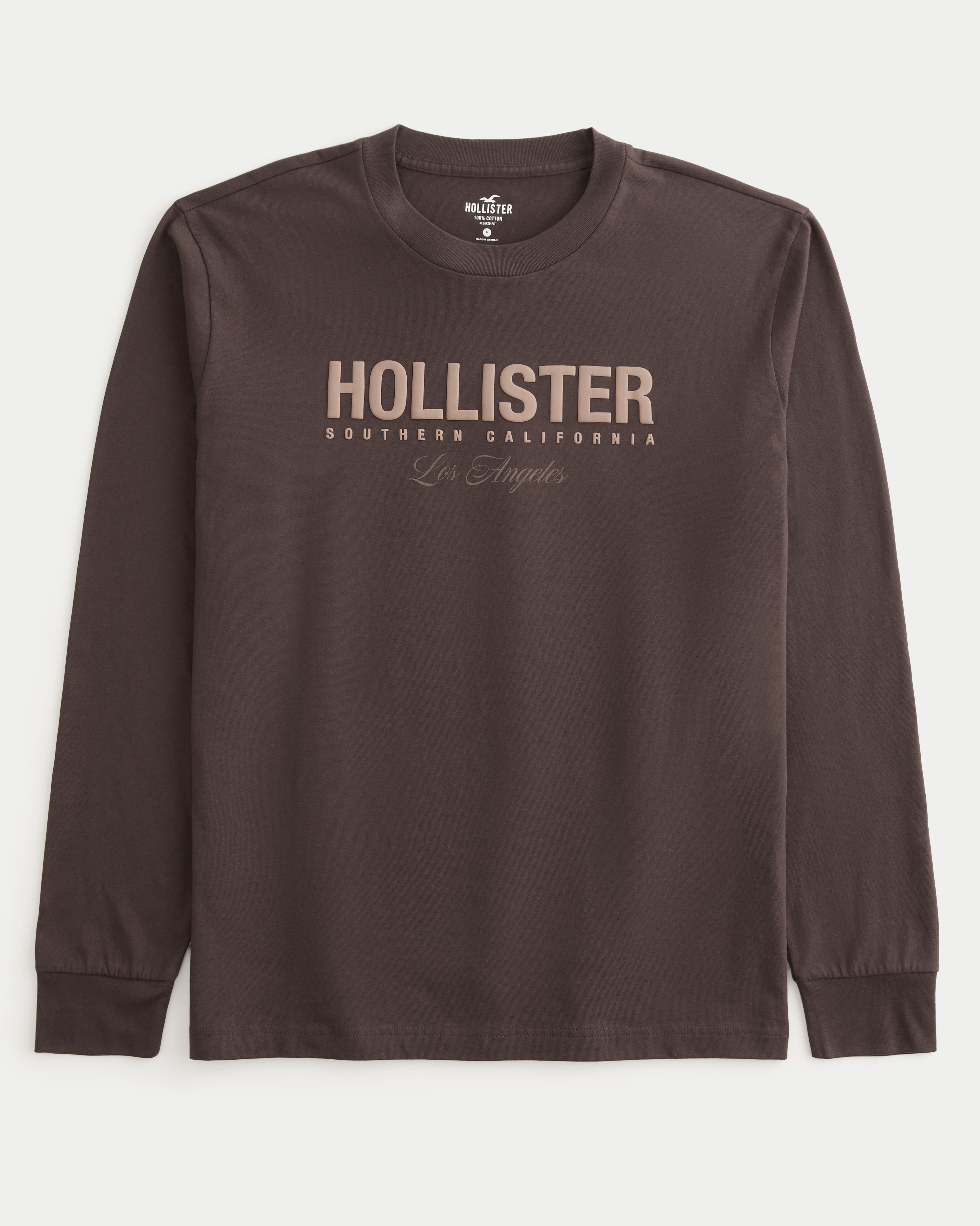 Hollister red long store sleeve