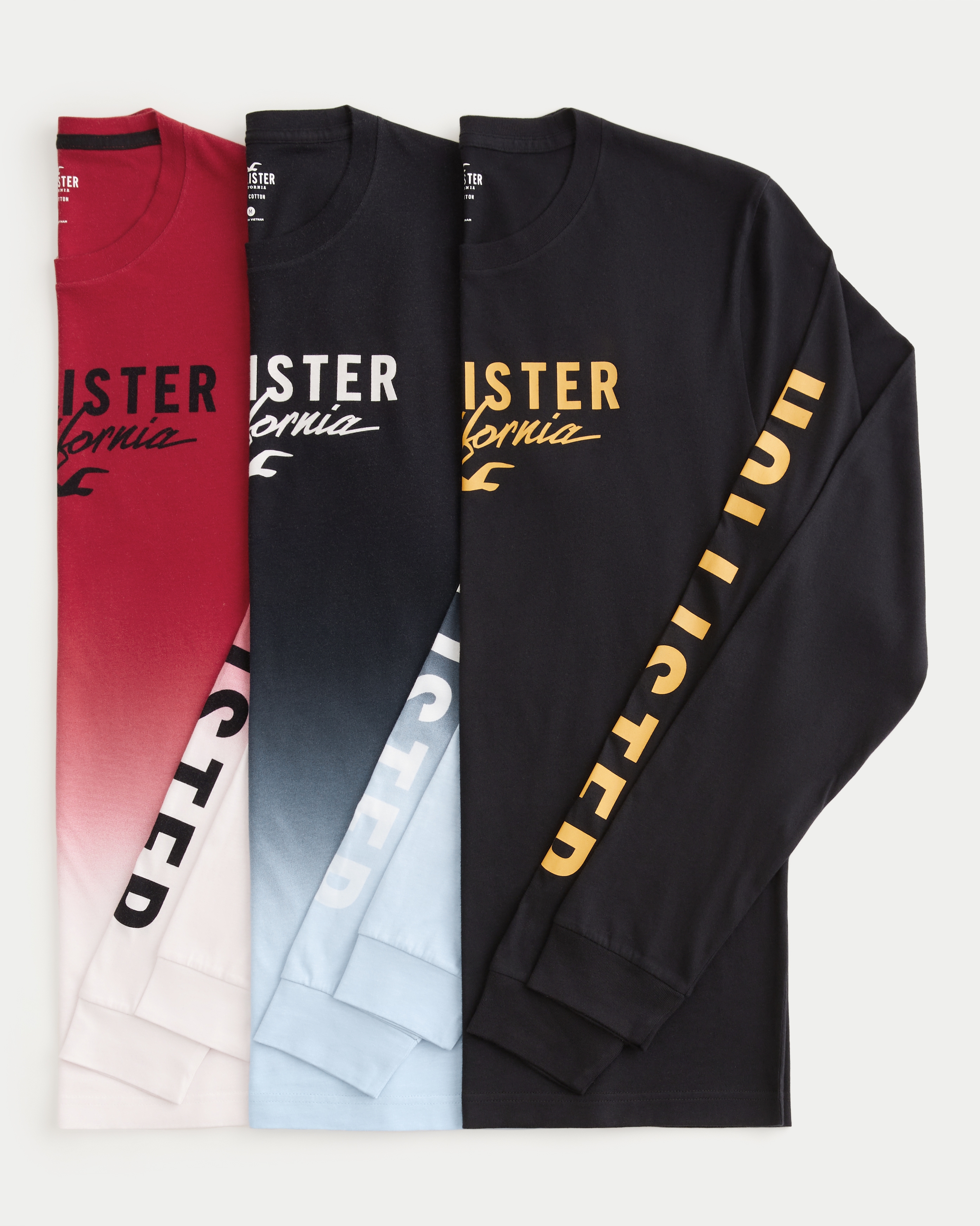 Long-Sleeve Logo Graphic Tee 3-Pack