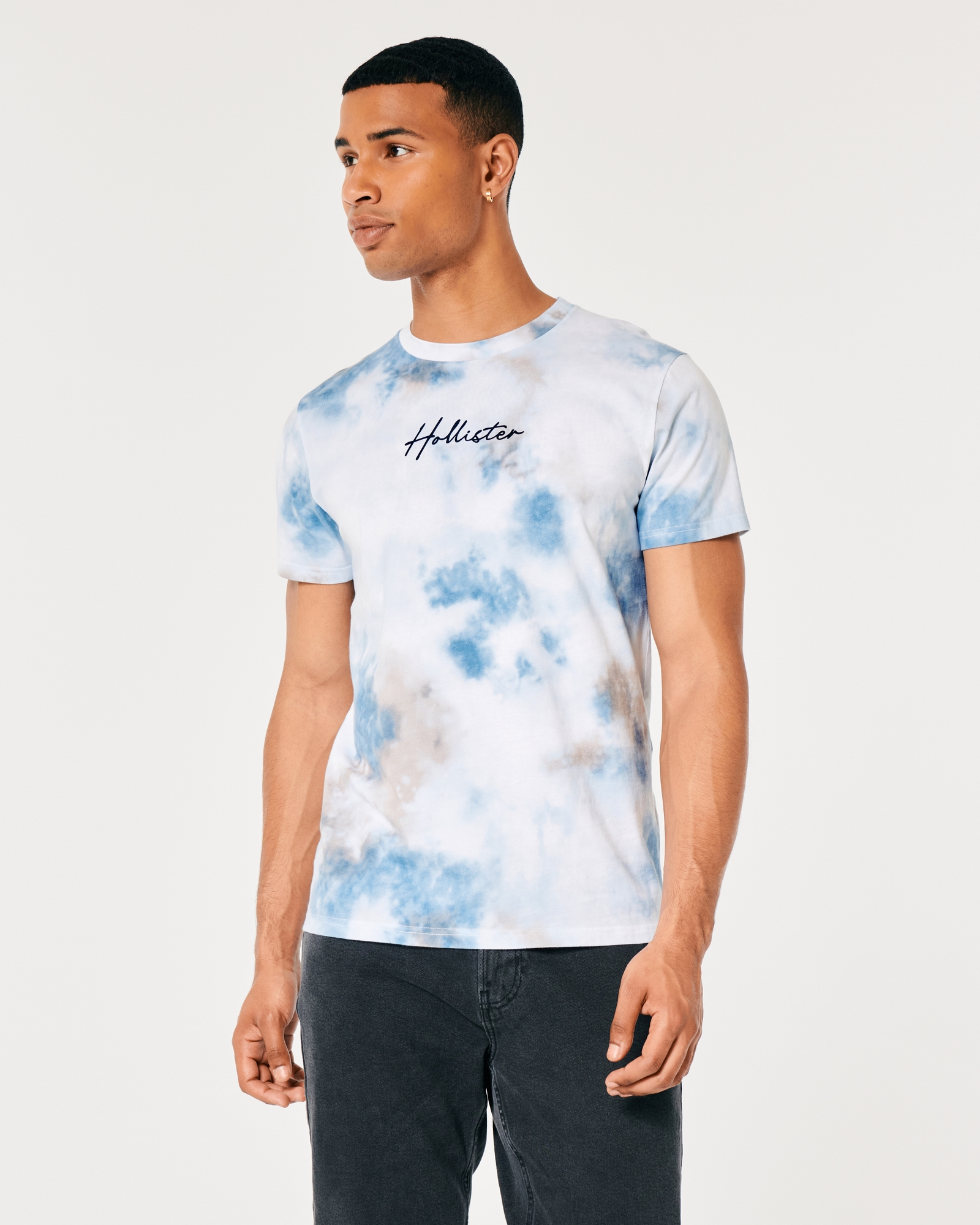 hollister dip dye t shirt