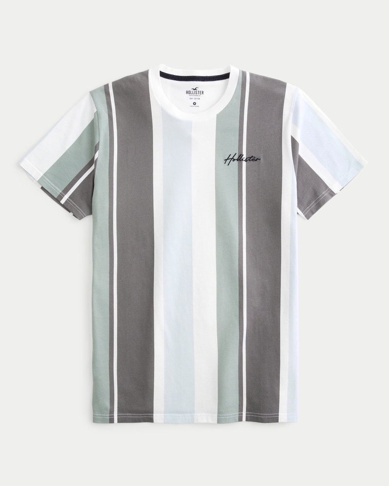 Men's Striped Logo Tee, Men's New Arrivals