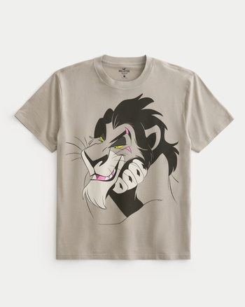 Men s Relaxed The Lion King Scar Graphic Tee Men s New Arrivals