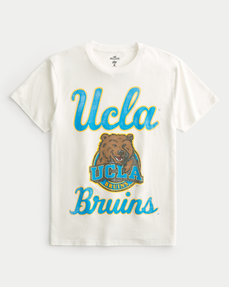 Retro Brand UCLA Bruins Retro Joe Bear Off White Tee