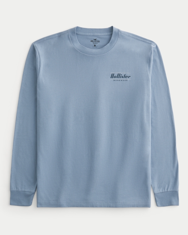 Hollister Mens Dip Dye Short Sleeve T Shirt Size XS Blue White