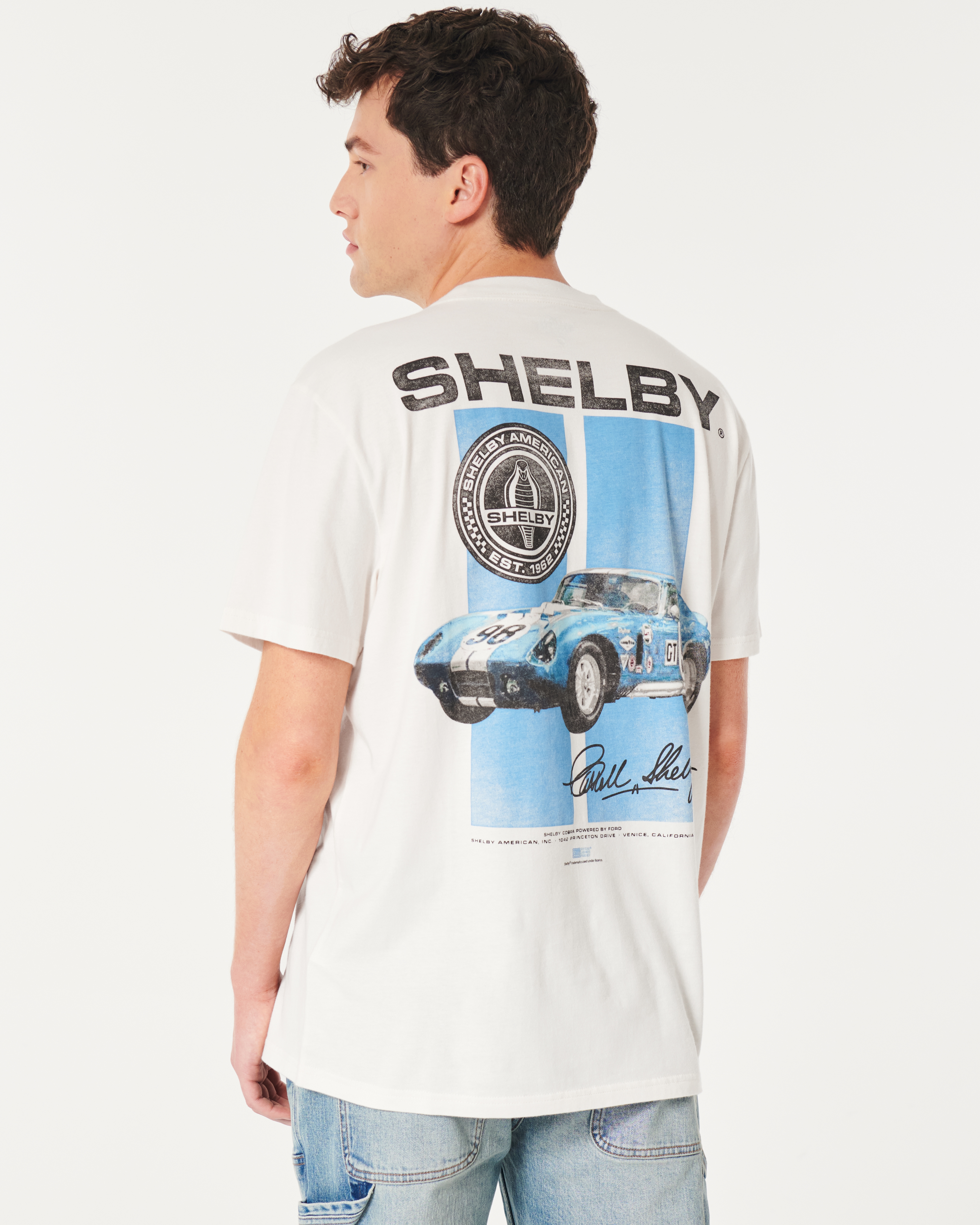Men's Relaxed Shelby Car Graphic Tee | Men's Tops | HollisterCo.ca
