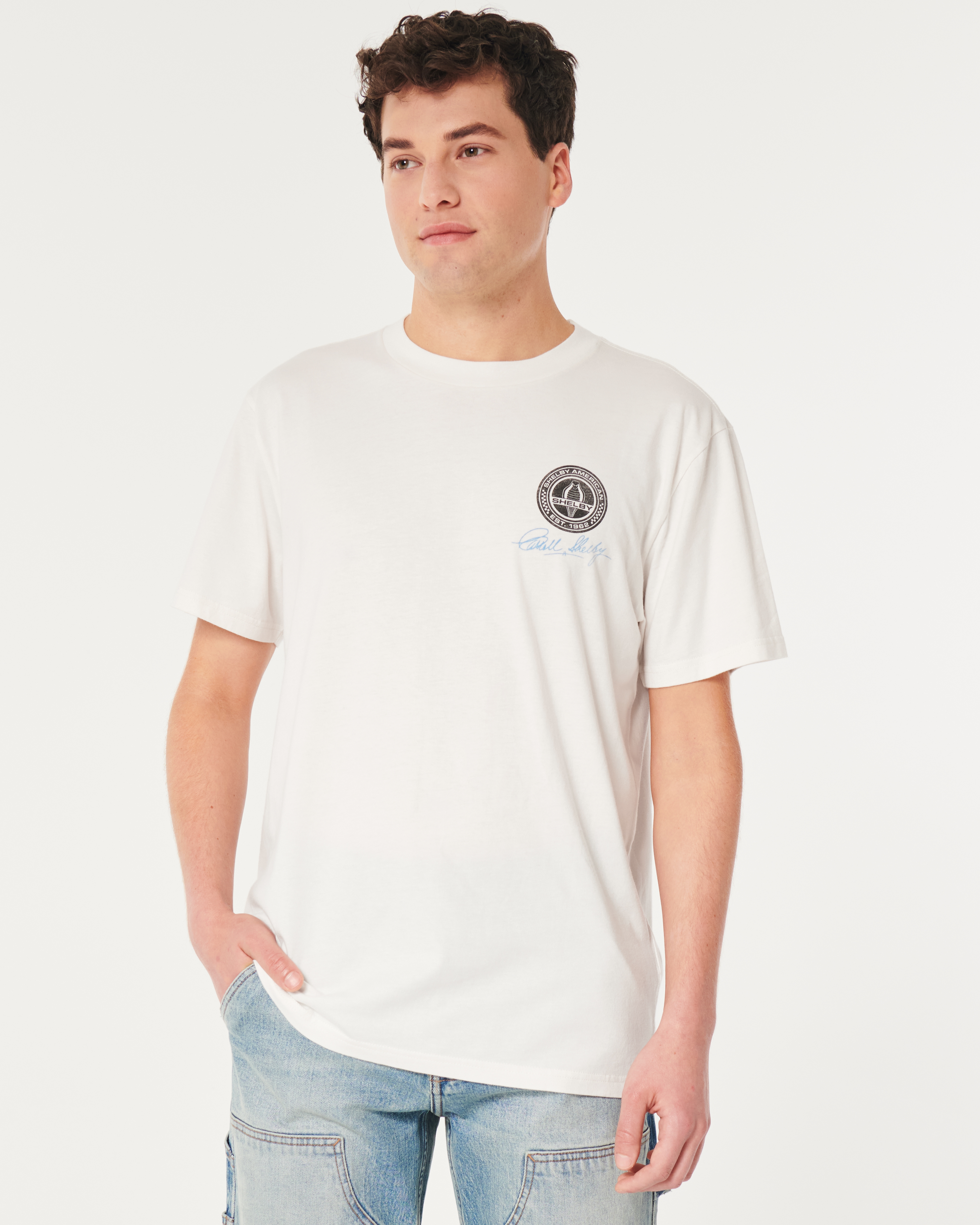 Men's Relaxed Shelby Car Graphic Tee | Men's Tops | HollisterCo.ca