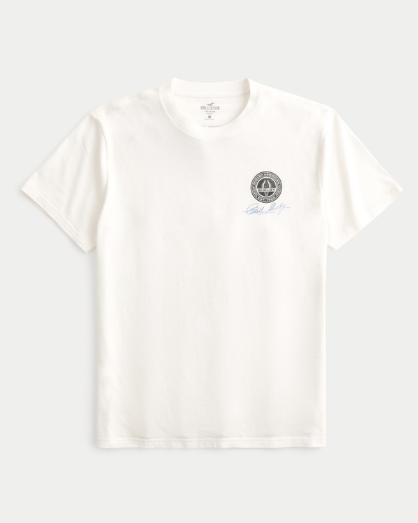 Relaxed Shelby Car Graphic Tee, Off White - Shelby