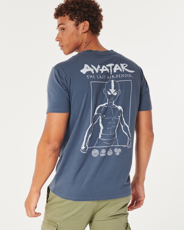 Relaxed Avatar the Last Airbender Graphic Tee, Faded Navy
