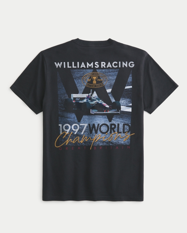 Relaxed Williams Racing Graphic Tee, Black Williams