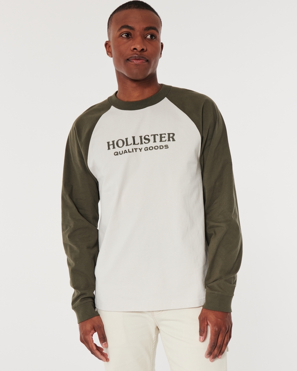 Hollister Grey 3/4 Sleeve Henley Shirt 7 – The Sweet Pea Shop