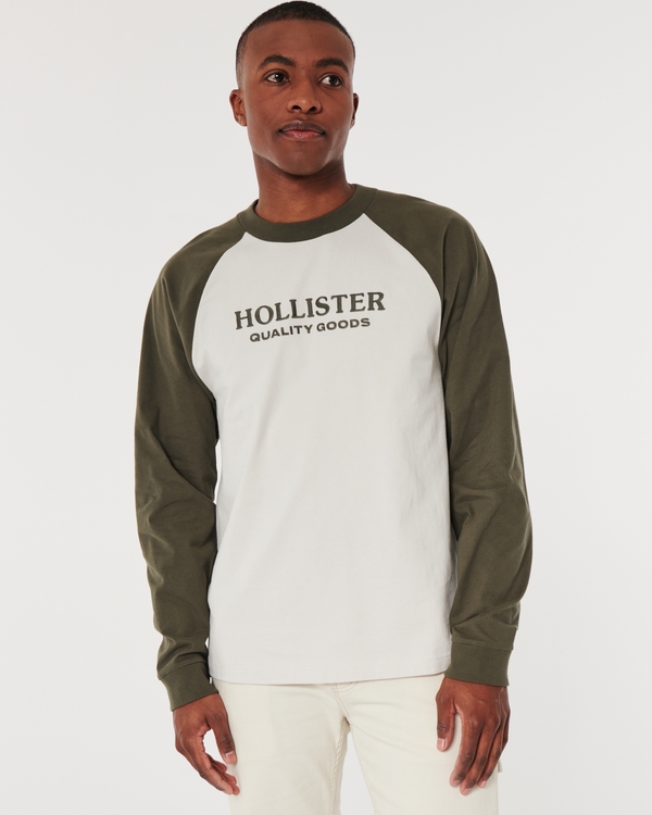 Official Hollister Co Merch Store Hollister Relaxed Long Sleeve