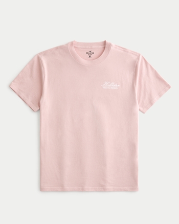 Men s Relaxed Logo Graphic Tee Men s Tops HollisterCo