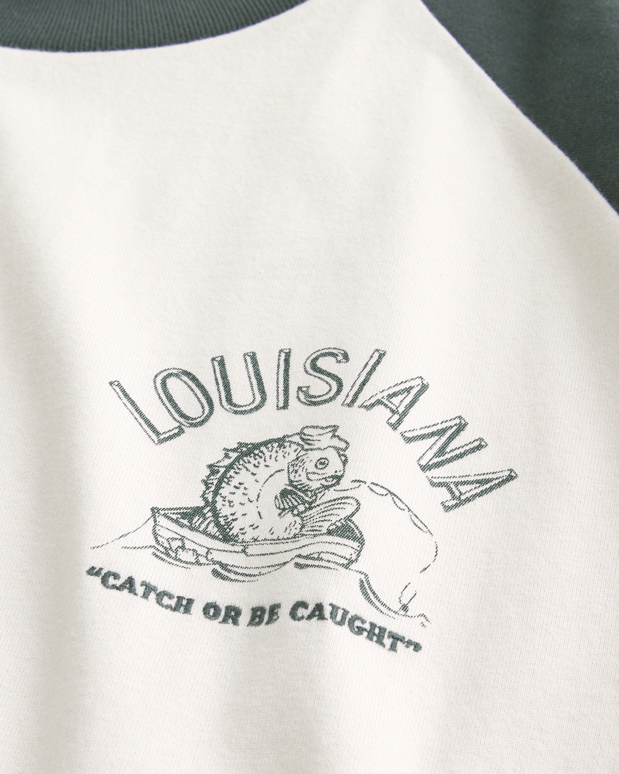 Men's Boxy Heavyweight Long-Sleeve Fishing Graphic Tee