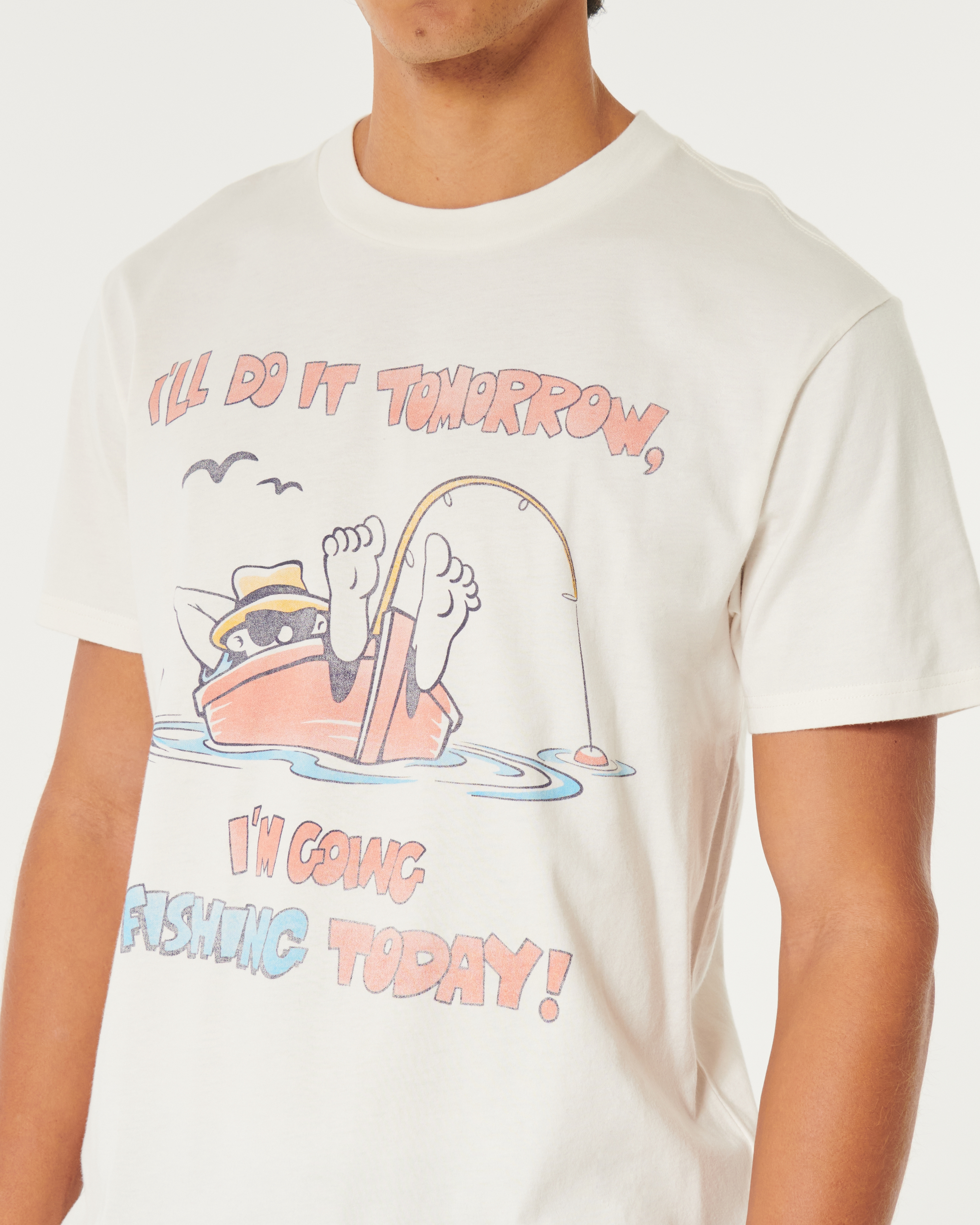 Relaxed Fishing Graphic Tee