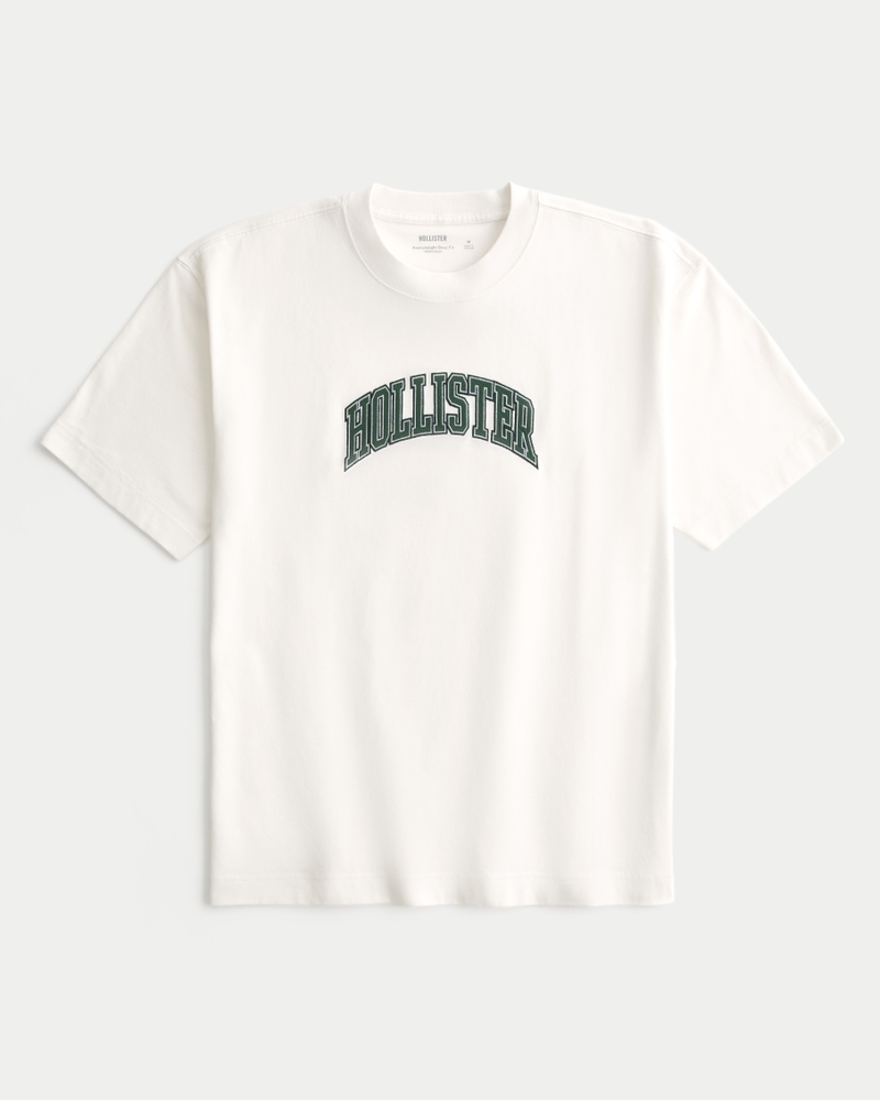 Hollister box logo tee hotsell