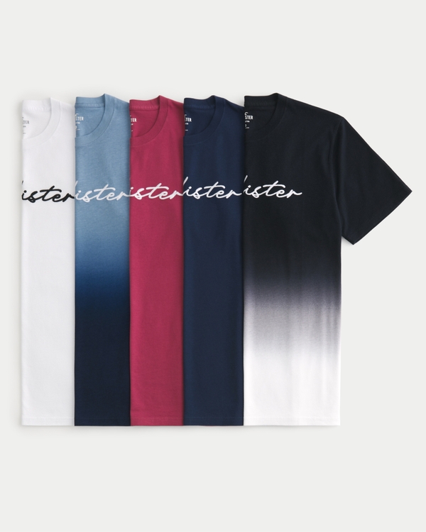 Relaxed Logo Graphic Tee 5-Pack, Multi