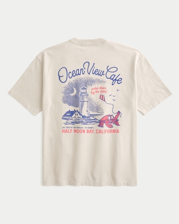 Graphic tees hollister 2025