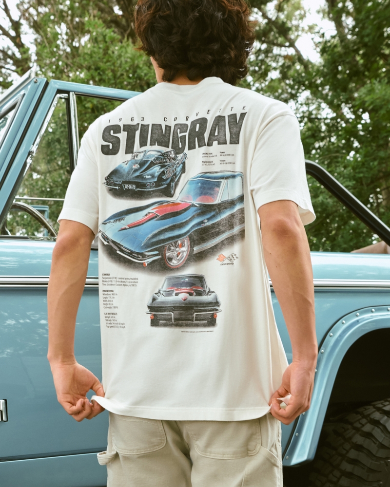 Boxy Corvette Stingray Graphic Tee