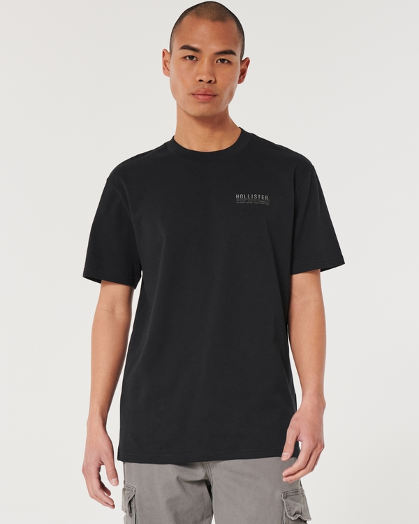 Relaxed Logo Cooling Tee, Black