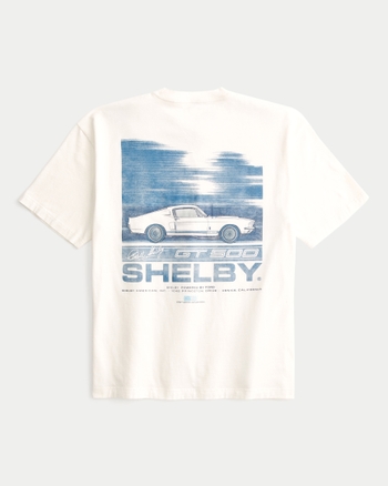 T-SHIRT FORD MUSTANG SHELBY Logo Con Licenza Emblema Cobra Muscle Car USA *0194 Wh EUR 21,90 - IT