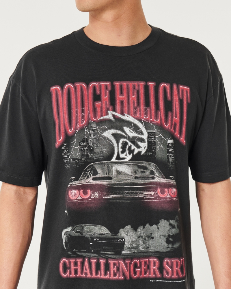 Boxy Dodge Hellcat Graphic Tee