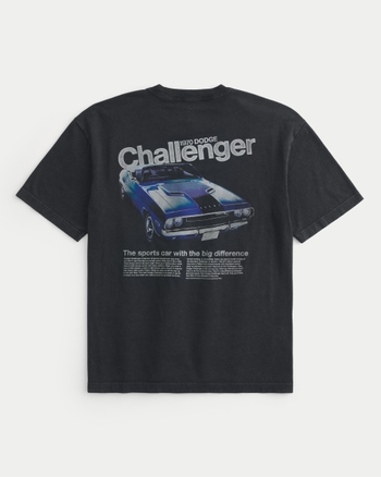 Men's Boxy Dodge Challenger Graphic Tee | Men's Tops | HollisterCo.com