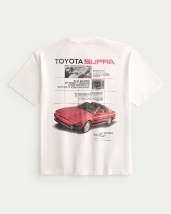 Men #39 s Boxy Toyota Supra Graphic Tee Men #39 s Tops HollisterCo com