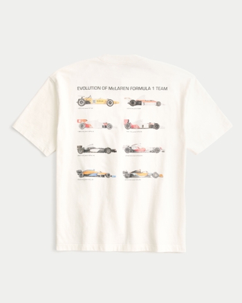 ★Hollister.co★ボクシーマクラーレングラフィックTシャツ メンズ ボクシー McLarenグラフィックTシャツ | メンズ セール