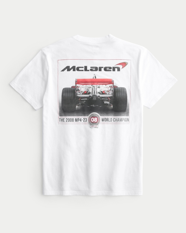 Relaxed McLaren Graphic Tee, White