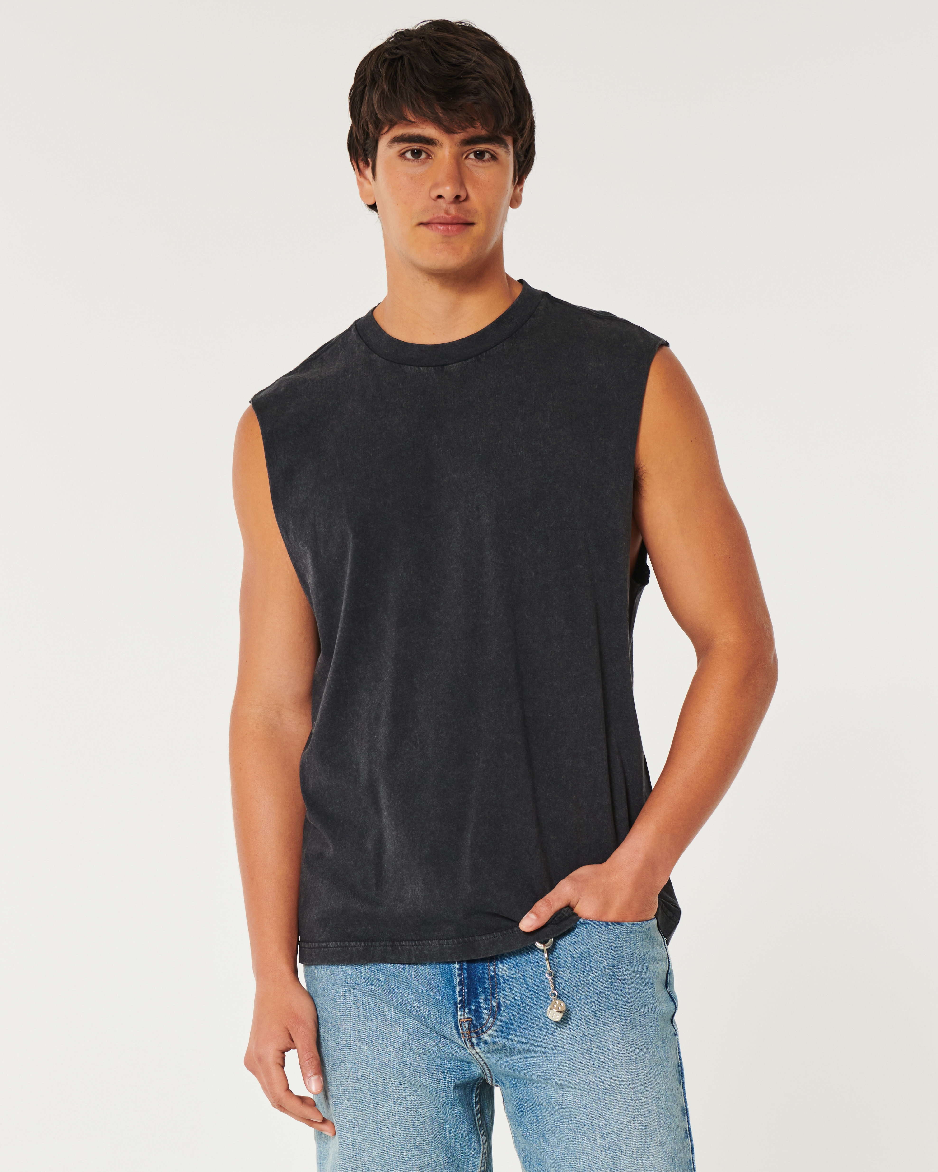 CUT OFF TANK (HTK-22-SS-017-A) | HOMELESS TAILOR / Cut and