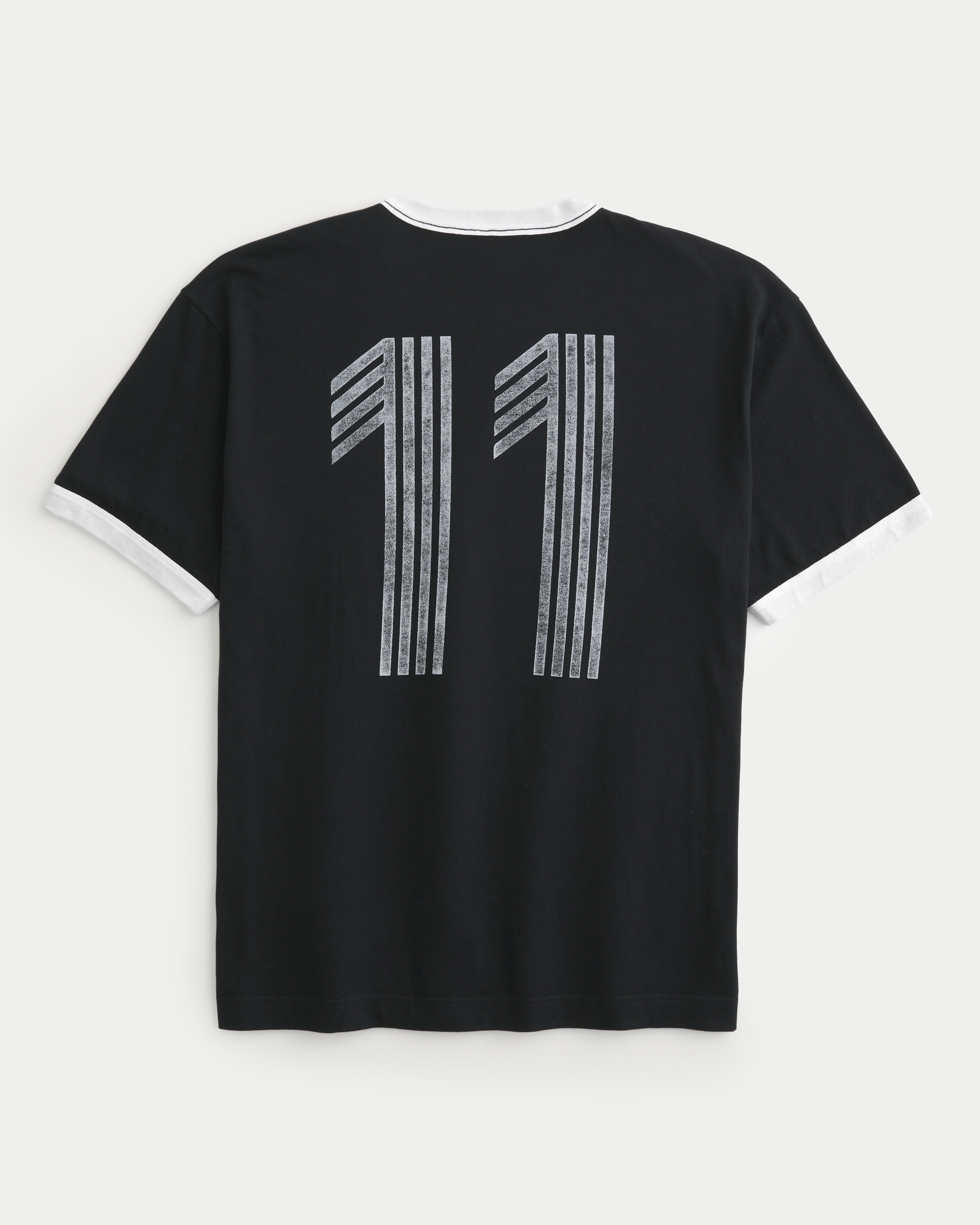 Boxy Varsity Graphic Ringer T-Shirt