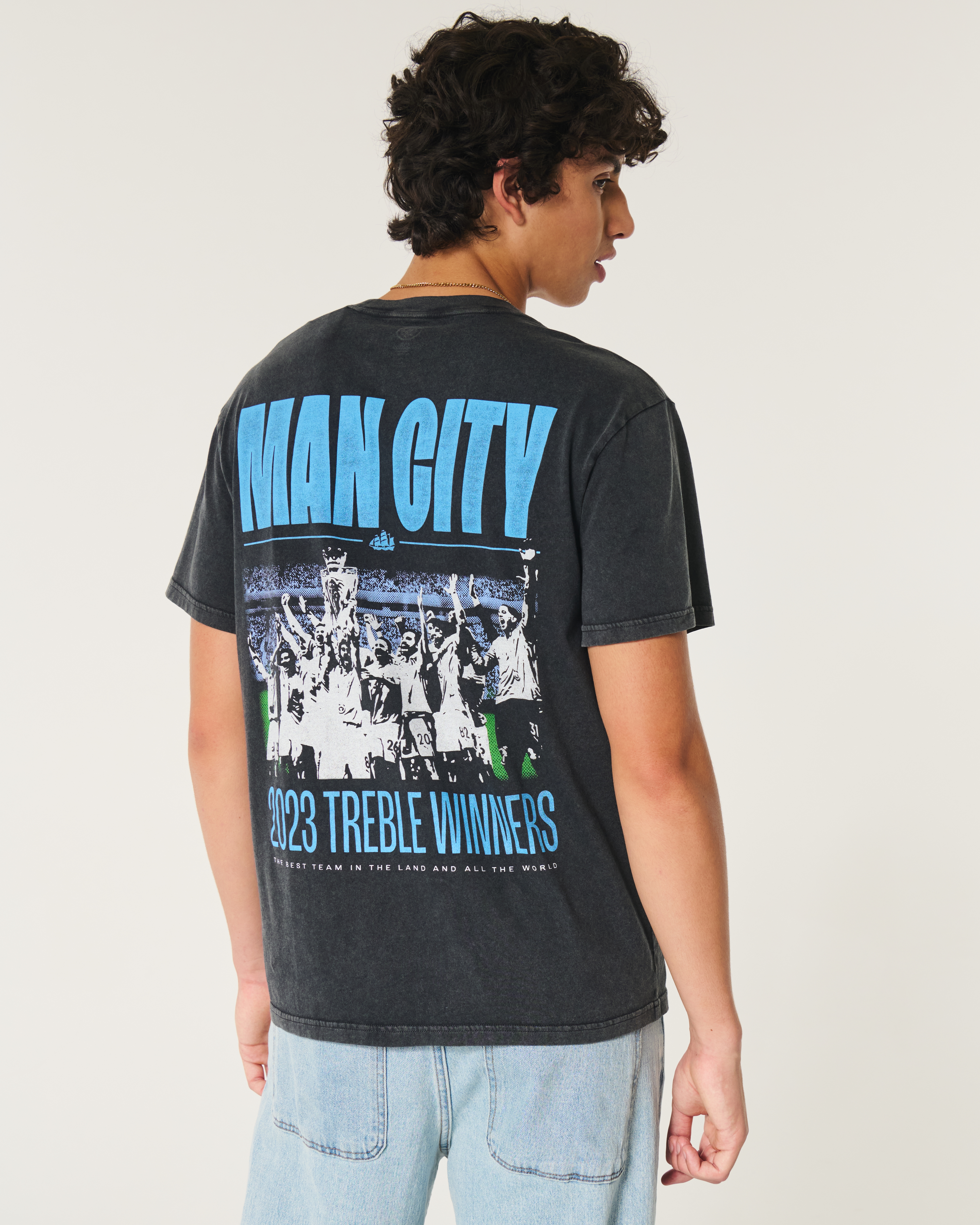 Relaxed Manchester City Graphic Tee